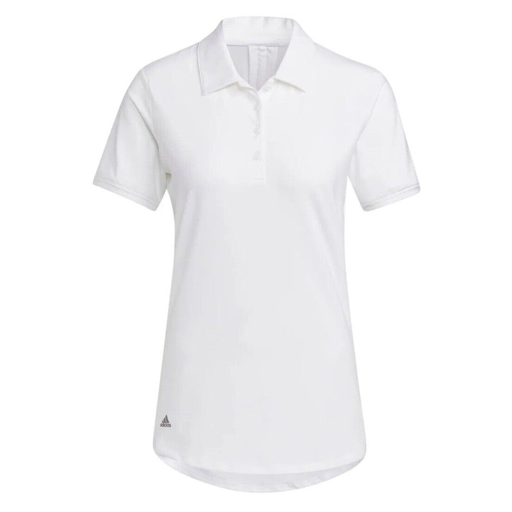 $60 Adidas Women’s Ultimate 365 Solid Golf Polo Shirt- White - Medium-New Tags