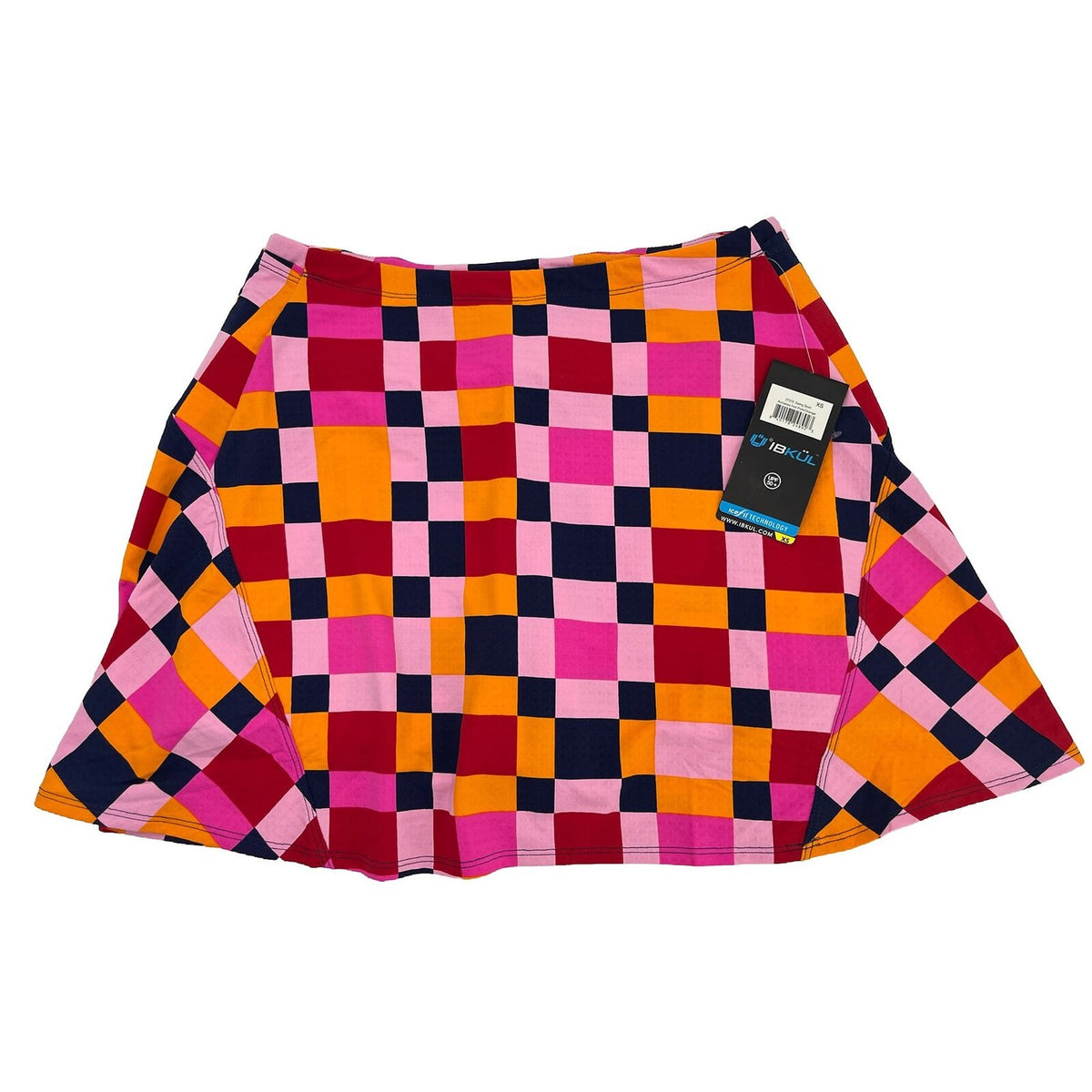 $79 IBKUL Women's Active Golf Tennis Skort - Annalise Pink/Orange-XSmall-New