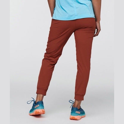$89 Cotopaxi Women’s Veza Adventure lightweight Joggers-Spice Rust-Large -New