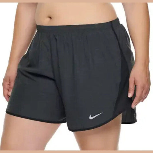 Nike FitDry Heather grey Running/Athletic Shorts w Brief Woman Size 2XLarge NWT