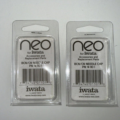 Lot Of 2 - IWATA Airbrush Replacement Needle Cap BCN PN: N 110 1 / IWAN1101