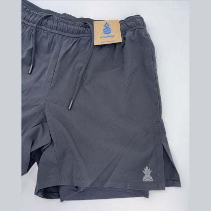 $80 Chubbies Men’s The Secret Agents 5.5” Ultimate Training Shorts-Black- Medium
