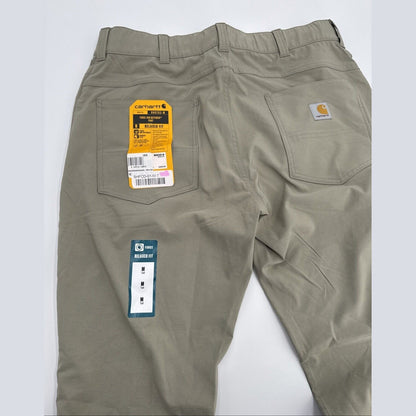 $98 Carhartt Men’s Force Sun Defender Lightweight Relaxed Fit Pants-Beige-Medium