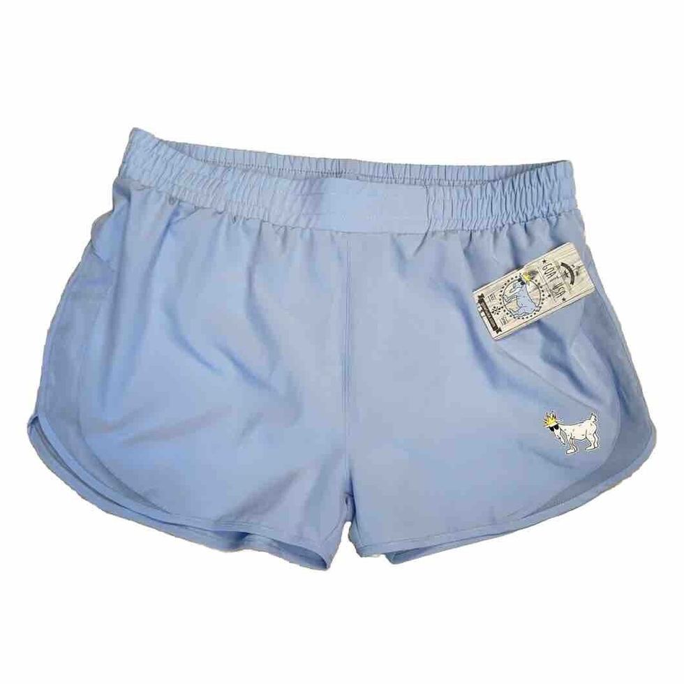 GOAT Women's Athletic Shorts- Carolina Blue - Large  NWT