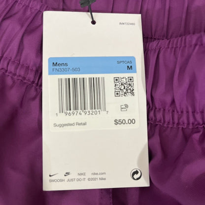 New Arrival* Nike Men’s Woven Lined Flow Shorts FN3307- Purple-Medium-New $50