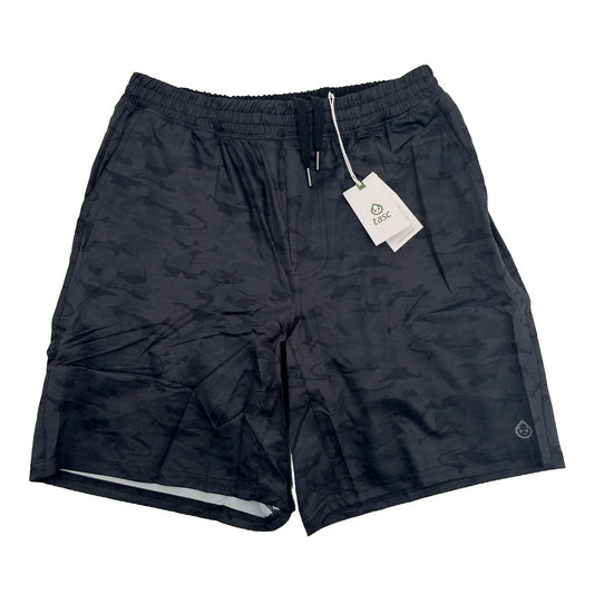 $68 Tasc Men's Weightless Recess 8" Tech Shorts-Black Camo- Large -New Tags