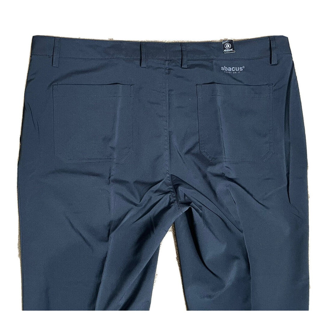 Abacus Count on It Men’s Stretch Golf Pants Travel Slacks- Black- 38W 34L-New$95