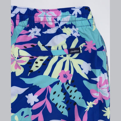 $70 Chubbies The Floral Surprise 5.5" Inseam Swim Trunks- Multi - Large -New Tag