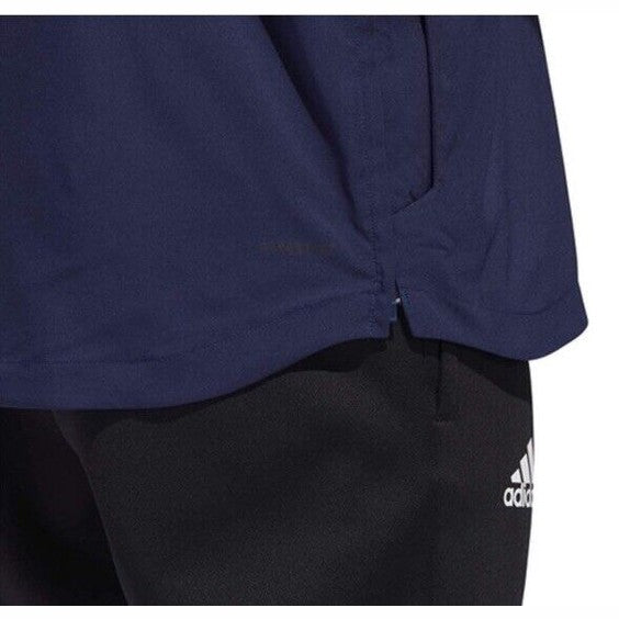 $70 Adidas Men's Lightweight Long Sleeve 1/4 Zip Pullover - Navy Blue-Medium-New
