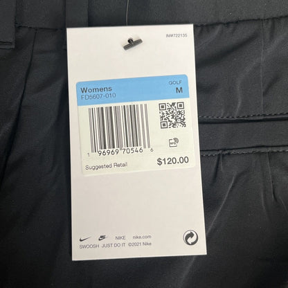 Nike Golf Women's Dri-Fit Performance Tour Golf Pants-Black-Medium-New Tag $120