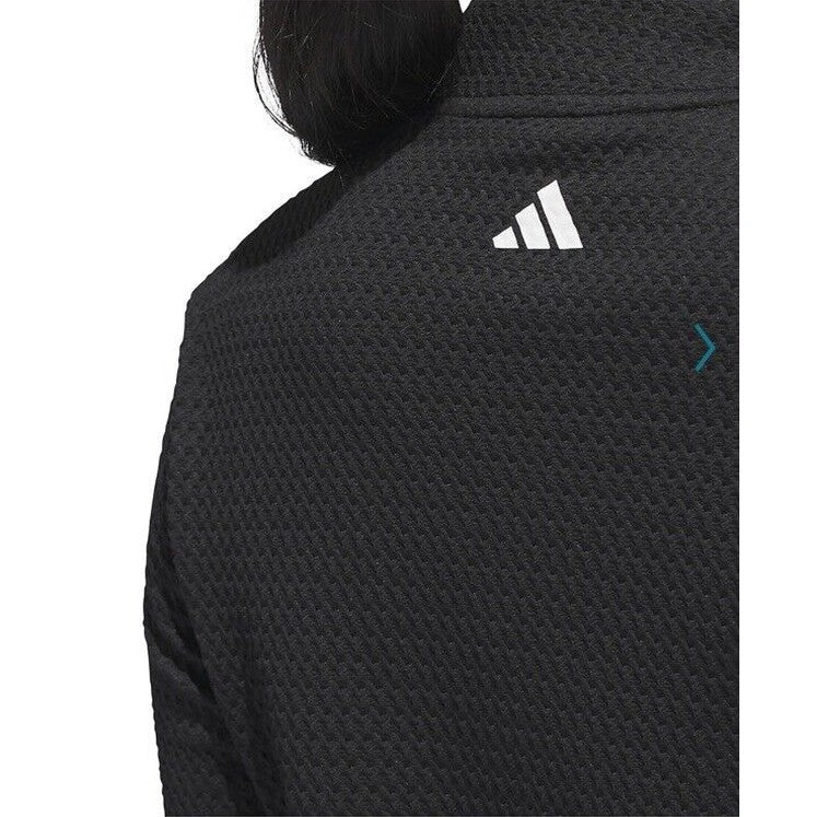 $70 New*2024 Arrival*Adidas Women’s Ultimate365 Textured Zip Jacket-Black-Medium