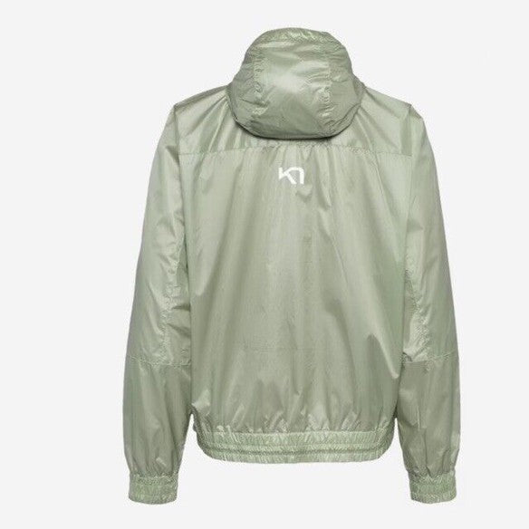 $120 Kari Traa Women’s Pauline Jacket Rain/Run Training-Slate Green- Medium- New