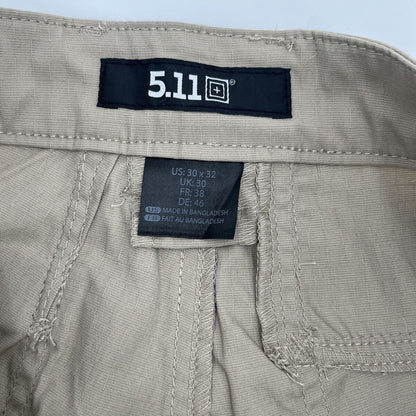 5.11 Men's Flexlite Pro Tactical Pants Style 74512-Khaki- 30W 32L - New Tags $65