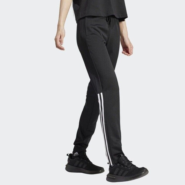 Adidas Women’s Sereno Sweatpants Joggers IS2142- Black/White-Small-New Tags