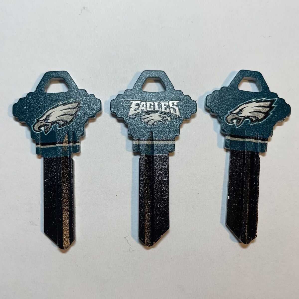 Lot 3 Keys House / Office Blank Keys SC 1 -  3 Philadelphia Eagles