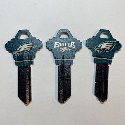 Lot 3 Keys House / Office Blank Keys SC 1 -  3 Philadelphia Eagles