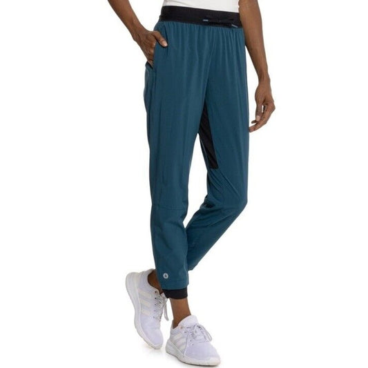 $100 Smartwool Women’s Active Slim Jogger Pants- Twilight Blue- Large -New Tags