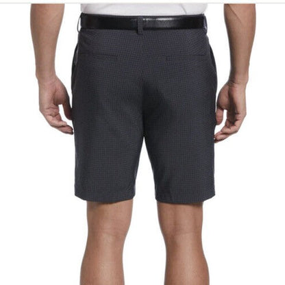 PGA Tour  Men’s 9” Golf Shorts Flat Front Active Waistband Stretch-Asphalt-42W