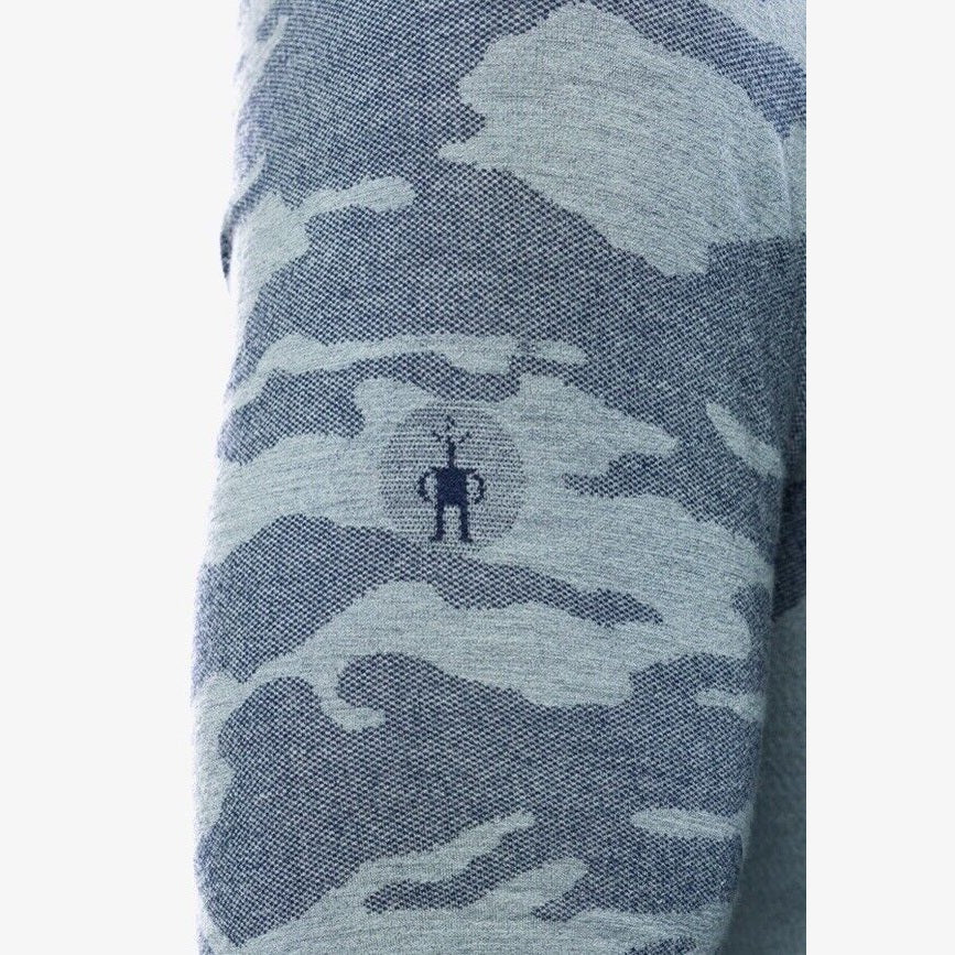 $110 Smartwool Men's Base Layer Intraknit Active Crew-Lead Grey-Medium -NEW