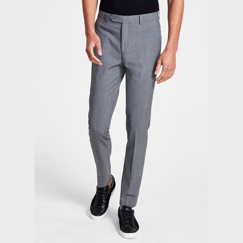 Calvin Klein Men’s Skinny Fit Jayden Dress Pants- Medium Grey -29Wx30L - New