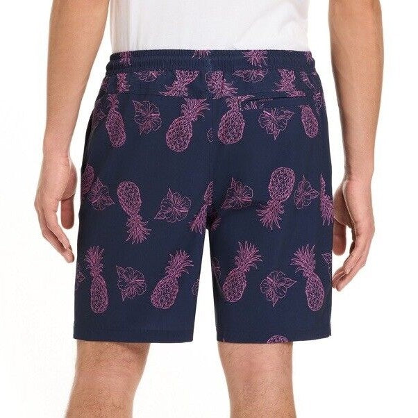 Hurley Men’s Pineapples Stretch Woven Shorts - Obsidian- Size Medium- NWT