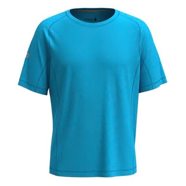$60 Smartwool Men’s Active Ultralite Short Sleeve Shirt- Iceberg Blue-Medium-New