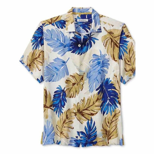 Tommy Bahama Men's Short Sleeve Shirt Ferona Fronds-Continental-Large-NEW $148