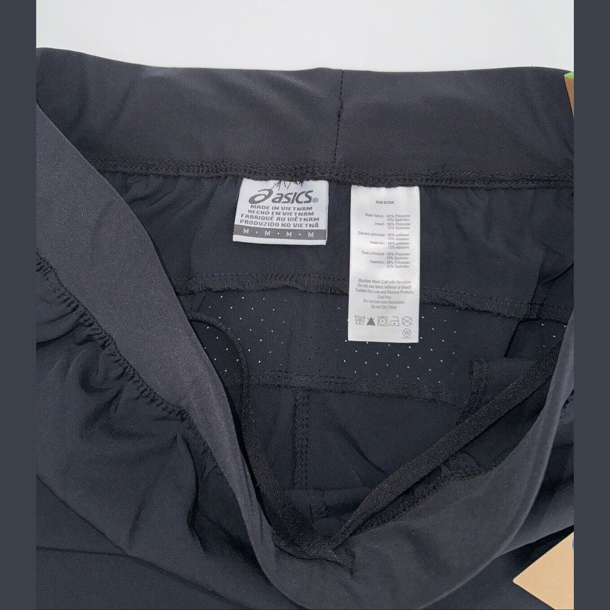 ASICS Men’s Athletic 7" Woven Unlined Running Shorts - Black - Size: Medium -New