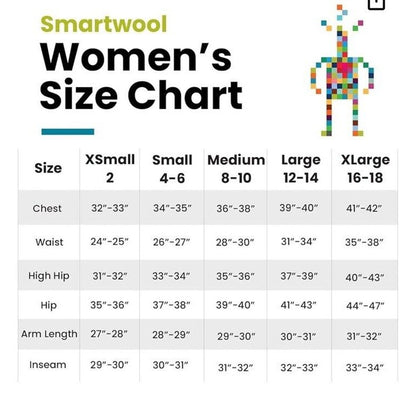 $110 Smartwool Women’s 250 Merino Wool Base Layer Crew Top-Gray Print-XSmall-New
