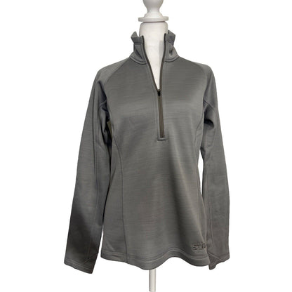 $129 STIO Women's Gannett Peak Half-Zip Fleece Pullover- Moon Dust- Medium -New