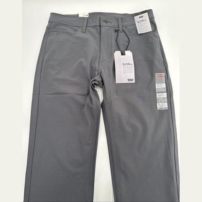 $70 Levi's Men's 511 Slim Tech Pants Stretch A92130010- Grey- 32W 30L - New Tag