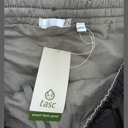$64 Tasc Men's Weightless Recess 8" Tech Shorts-Dark Alloy Grey-2XLarge -New Tag