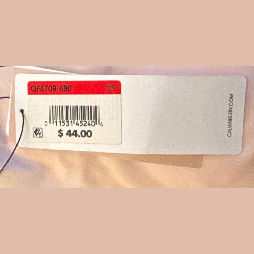 Calvin Klein Invisibles Lightly Lined V-Neck Bralette -Pink- XS