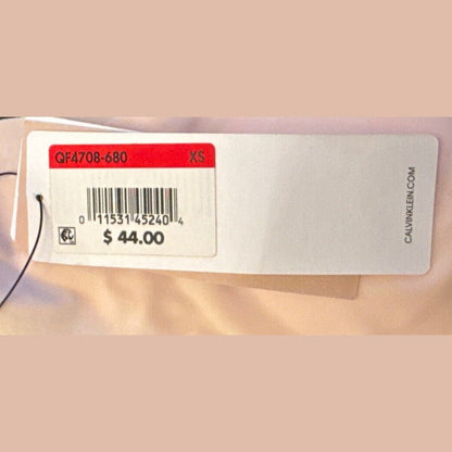 Calvin Klein Invisibles Lightly Lined V-Neck Bralette -Pink- XS