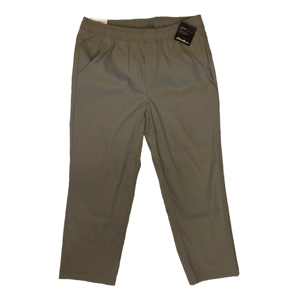 $65 Eddie Bauer Women’s -Tech Crop Pants- Sage- Medium