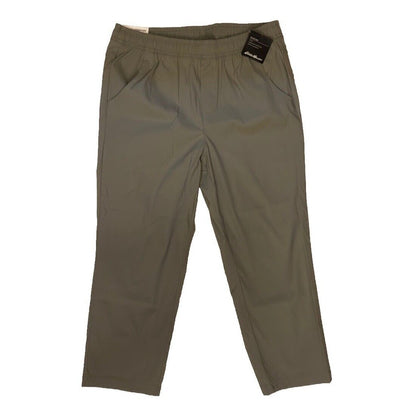 $65 Eddie Bauer Women’s -Tech Crop Pants- Sage- Medium