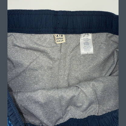 $68 Fair Harbor Men’s Mastos Anchor Swim Trunks Lined Shorts-Blue Wave-Small-New