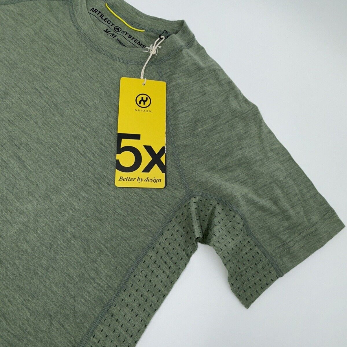 $110 ARTILECT System Women’s Merino Baselayer W-Boulder 125 Tee - Sea-Medium-New