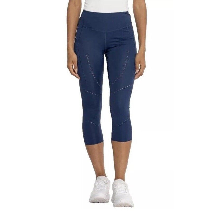 $95 Brooks Women’s Method 3/4 Tights - Navy - XLarge - New With Tags