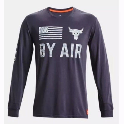 $60 Under Armour UA Men's Project Rock Veterans Day By Air Shirt-Size: Small-New