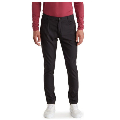 TR Premium Men’s Tech Stretch Slim Fit Pants - Black- 30W 32L- New Tags $168