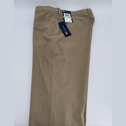 $80 Jack Nicklaus Men’s 5 Pocket Golf Pants Active- Chinchilla-Size: 34W 30L-New