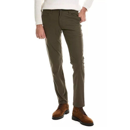 $95 Vintage 1946 Men’s Tech Power Stretch 5-Pocket Pants- Olive - Size: 32W-New