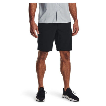 $65 Under Armour Men's UA 10” Mantra Soft Cargo Shorts- Black- Size: 30”-NWT