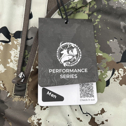 Fieldsheer Performance Men’s Mobile Cooling Long Sleeve Mock-Kings Camo-Medium