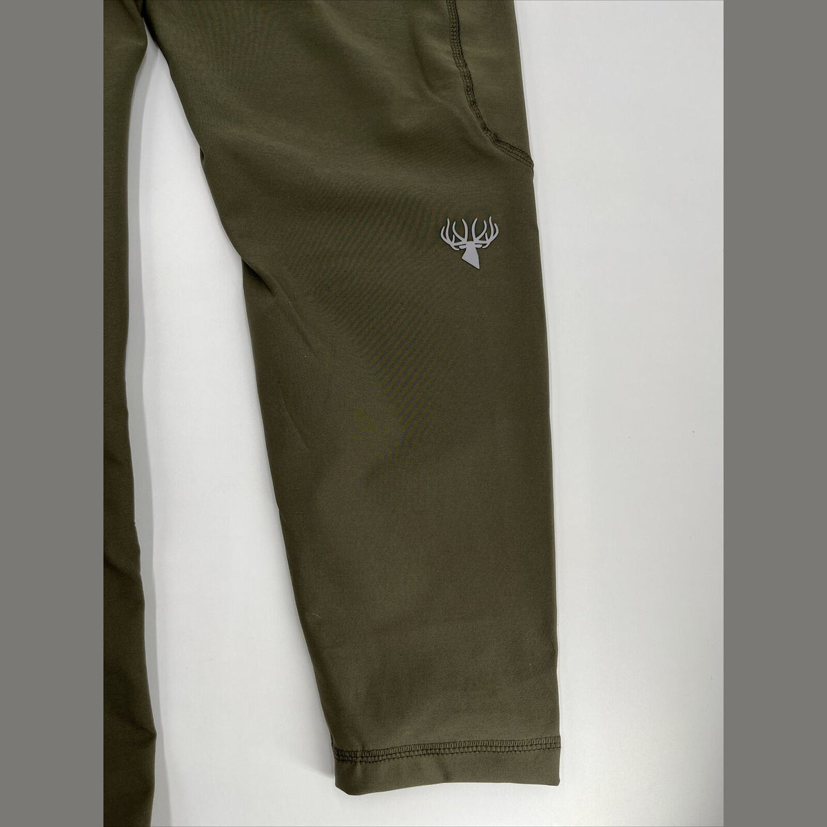 $80 King's Women’s High Waist Freya Leggings Stretch-Leaf Olive-Large-New Tags