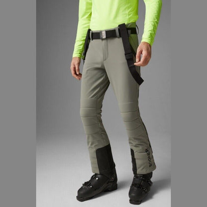 $790 Bogner Men’s Curt Softshell Ski Waterproof Pant- Slate Green-Large-New Tag