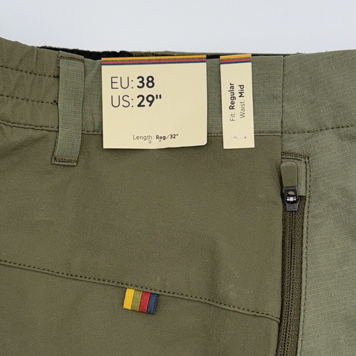 $160 Fjallraven Women’s Specialized Riders Hybrid Trousers-Green EU:38 (29”) NEW