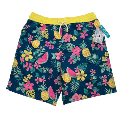 Tommy Bahama Kids Boys Swim Trunks Festive Vallarta Blue - Size: 14 XLarge-  New