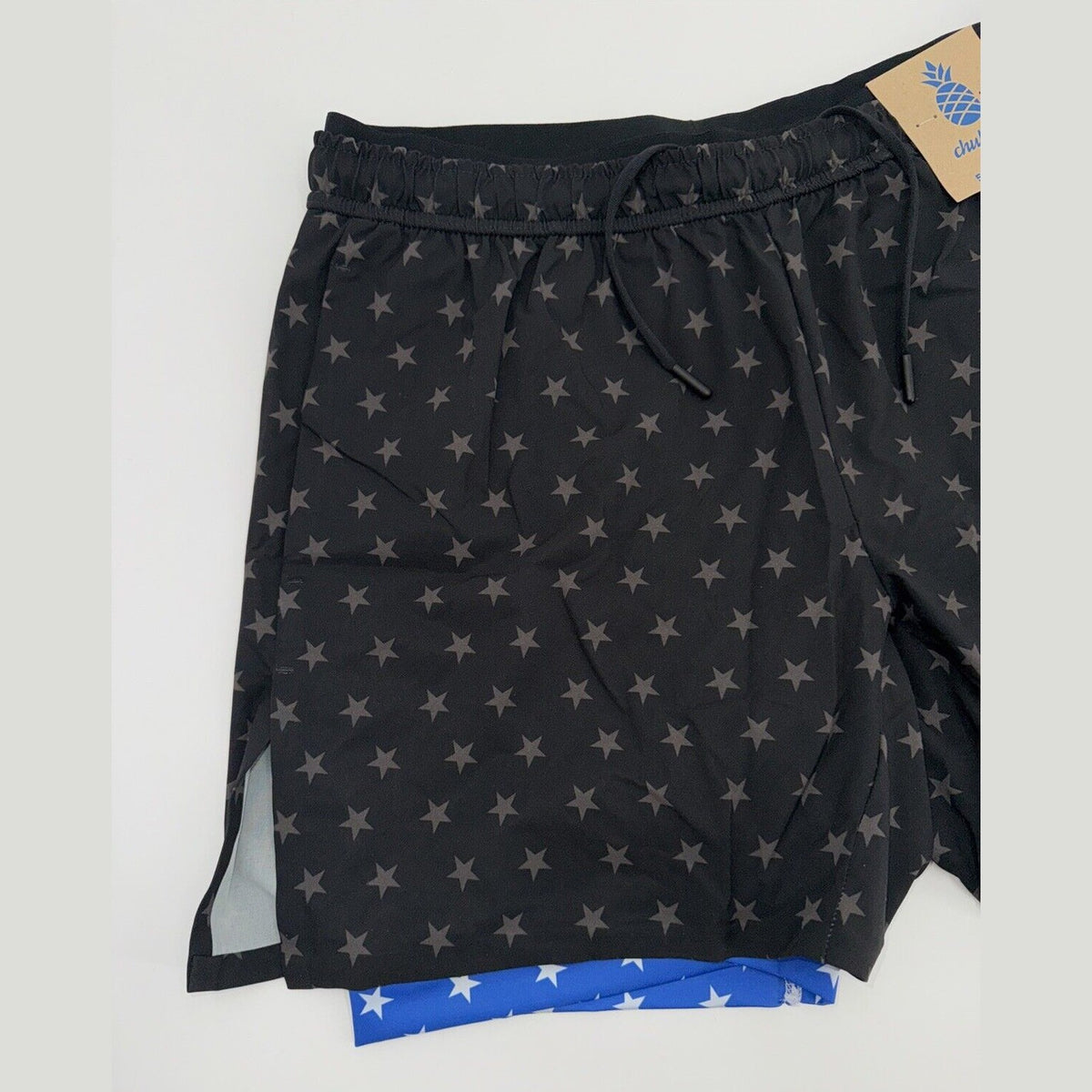 $80 Chubbies Men’s The Danger Zone 5.5” Ultimate Training Shorts-Black-Medium